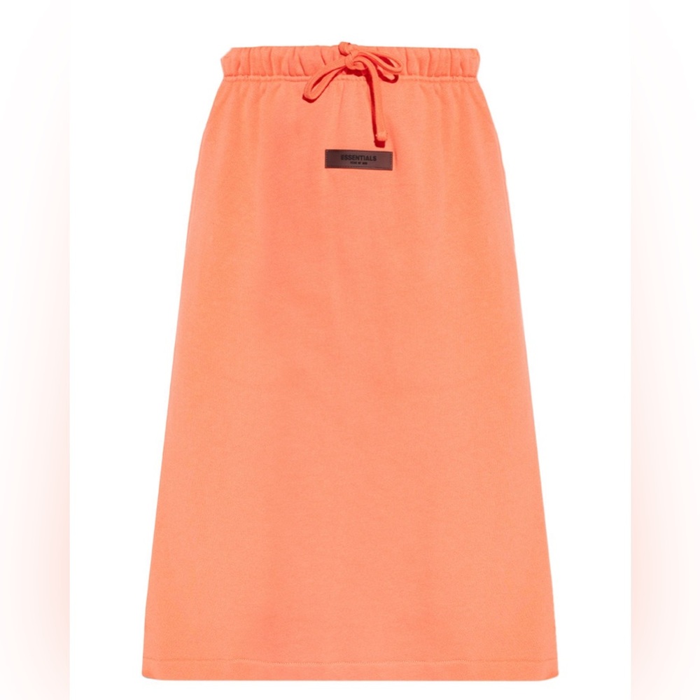 Fear of God Essentials Midi skirt logo Small NWT